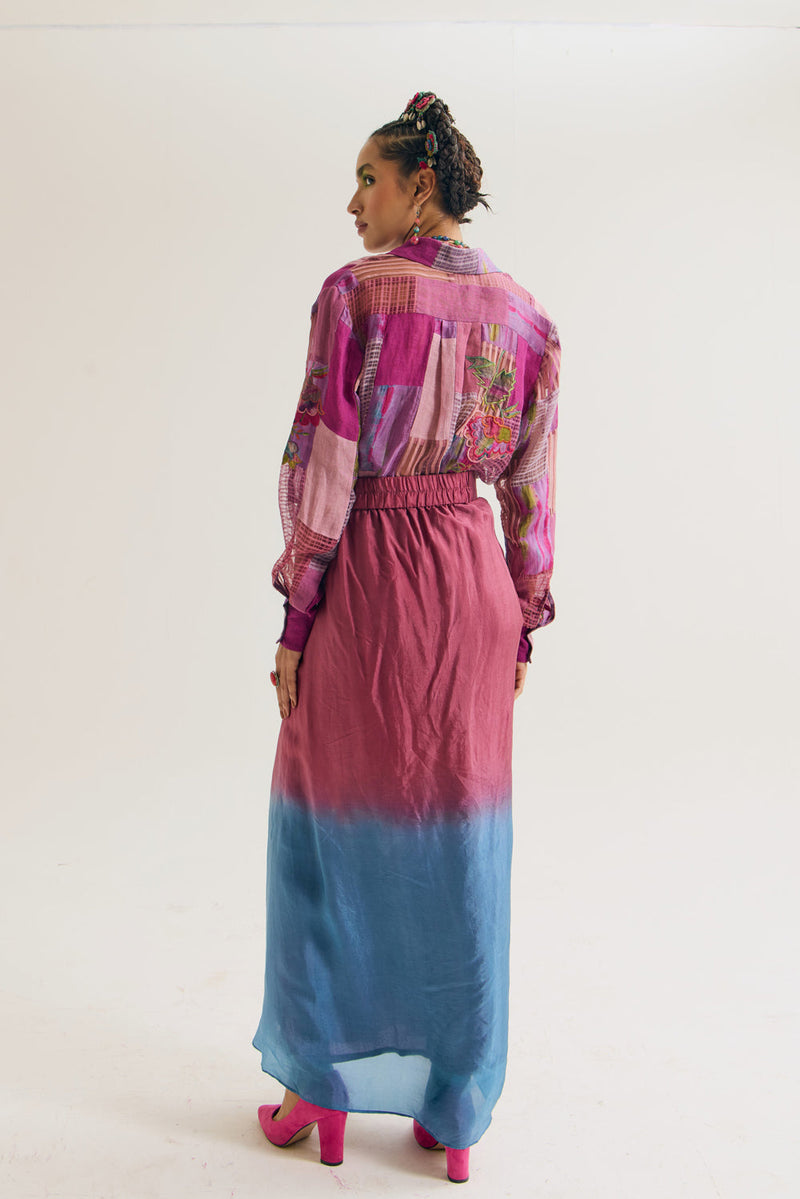 Paako Vinca Set jute,linen,silk co-ord set by Capisvirleo in green for women in Singapore