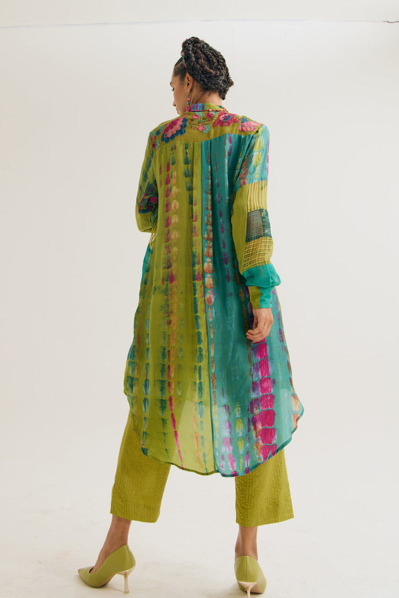Shrub Rose Pant handloom cotton pant/trouser by Capisvirleo in pink for women in Singapore