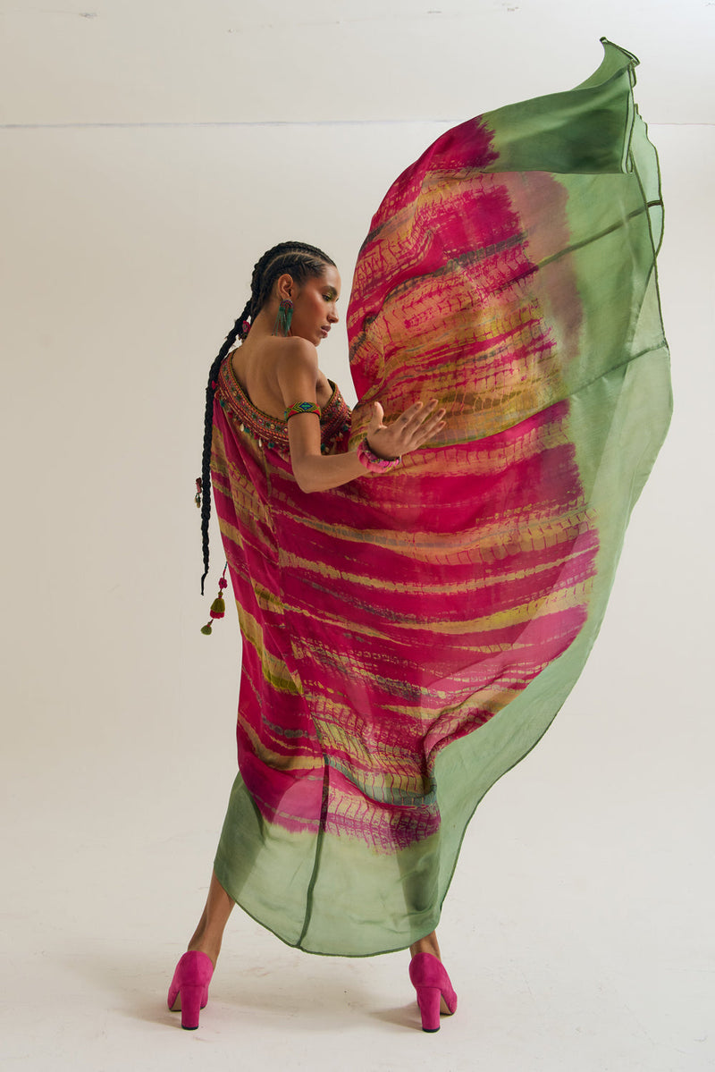 Heather Dress habutai silk dress by Capisvirleo in pink for women in Singapore