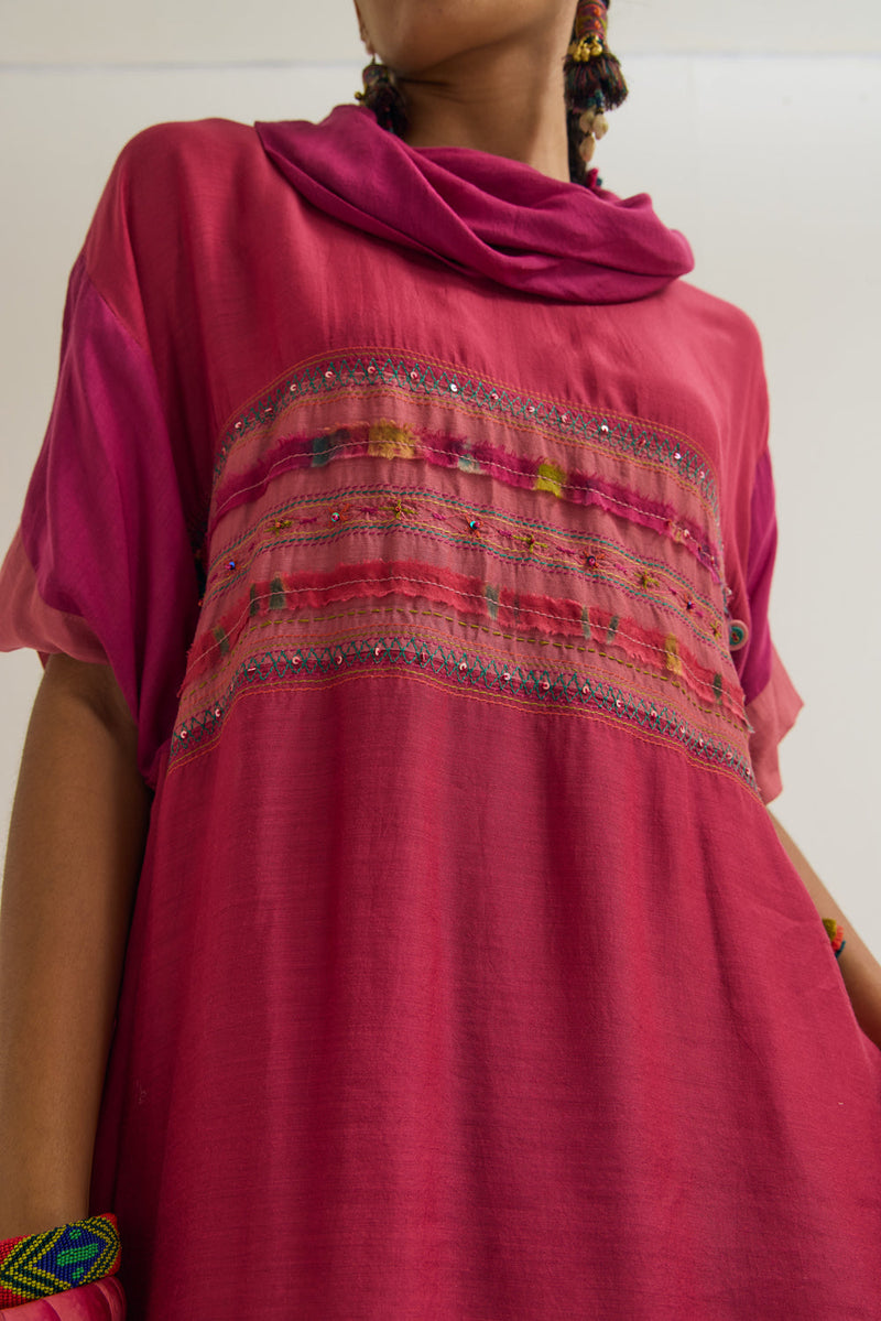 Plumaria Co Ord Set cotton silk co-ord set by Capisvirleo in teal for women in Singapore
