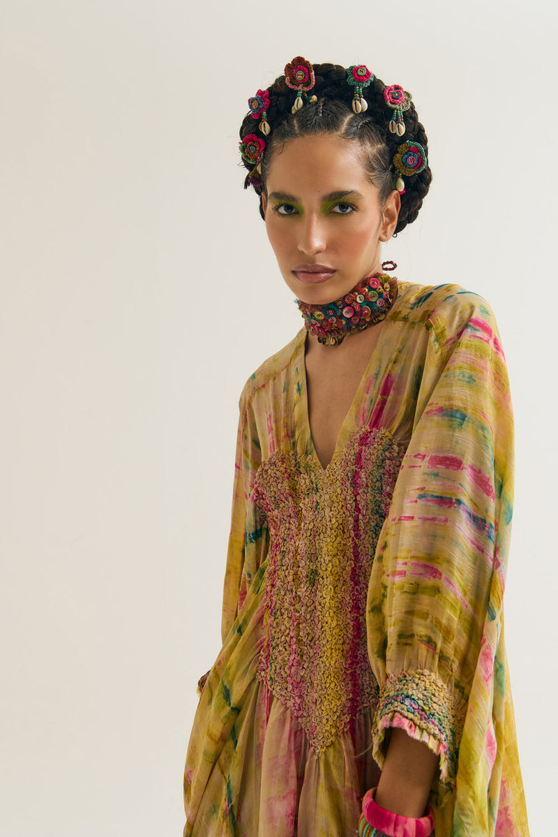 Merigold Shirt habutai silk top/shirt by Capisvirleo in yellow for women in Singapore