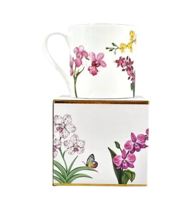 Mug White Orchid