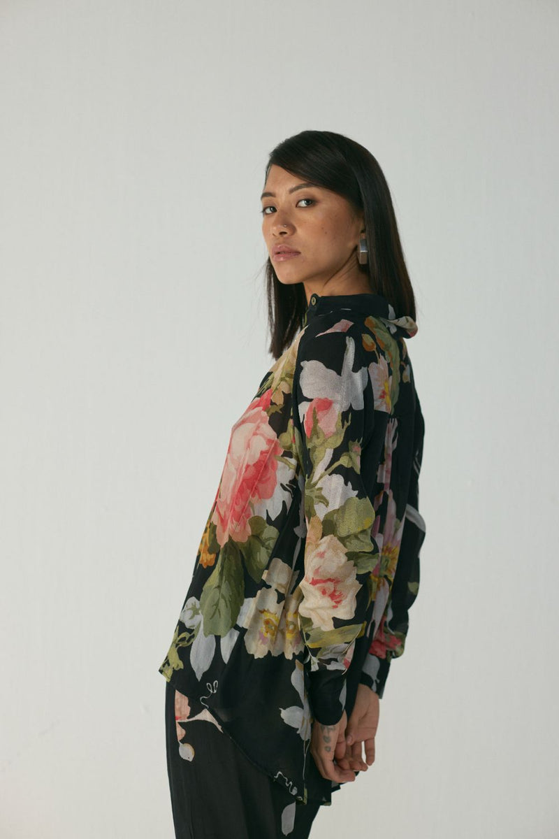 Carmine Co-Ord Set by YAM in black color for women in Singapore