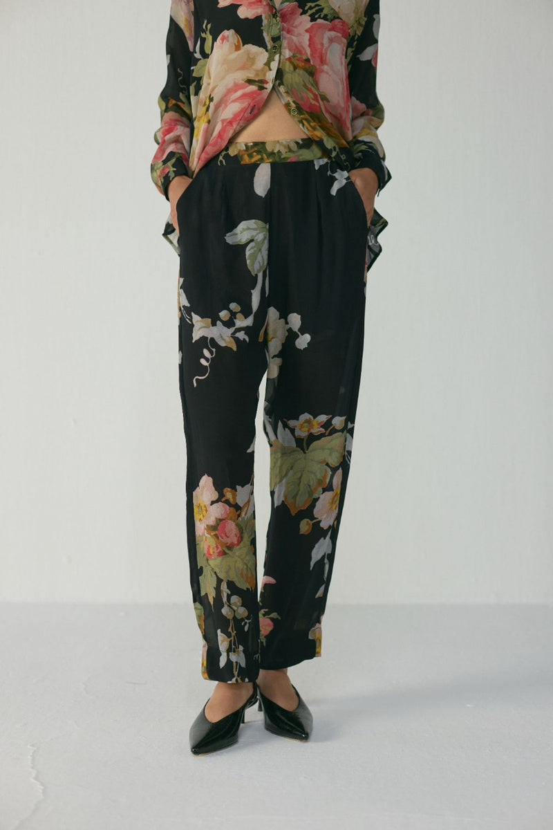 Carmine Co-Ord Set by YAM in black color for women in Singapore