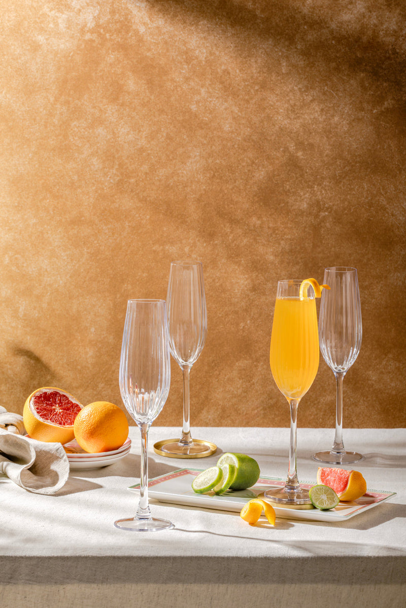 Seren Champagne Flutes-Set of 4