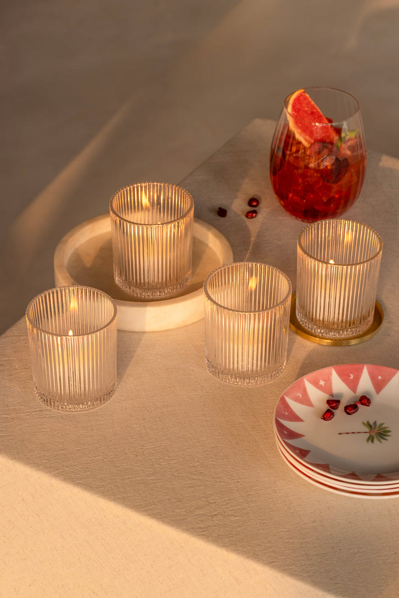 Sunset Tea Light Holder-Set of 4