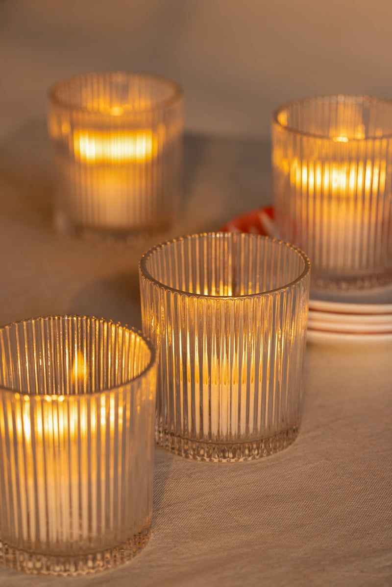 Sunset Tea Light Holder-Set of 4
