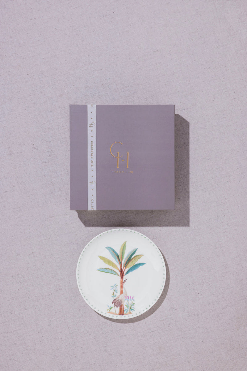 Eterna Crane Quarter Plate-Set of 2
