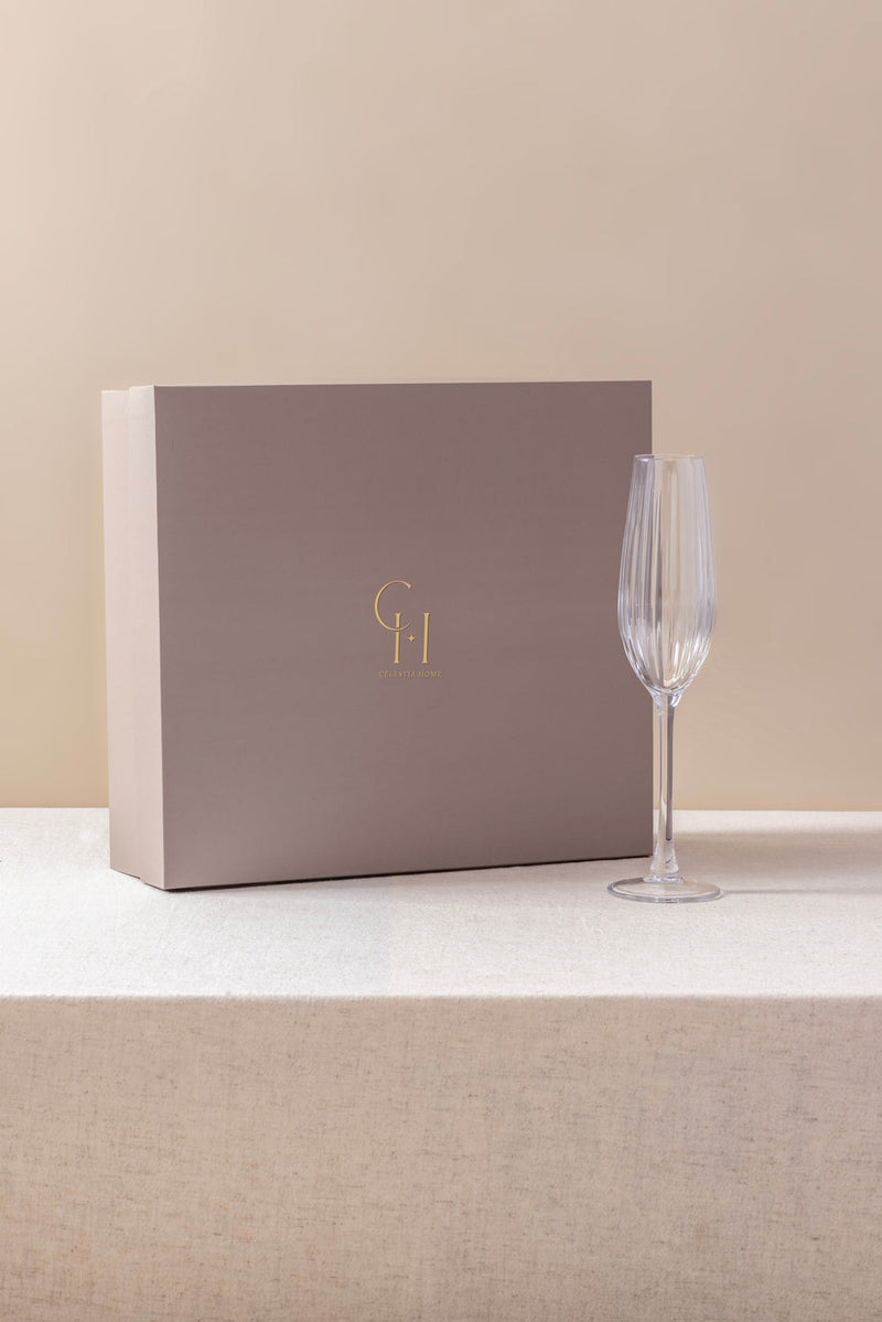 Seren Champagne Flutes-Set of 4