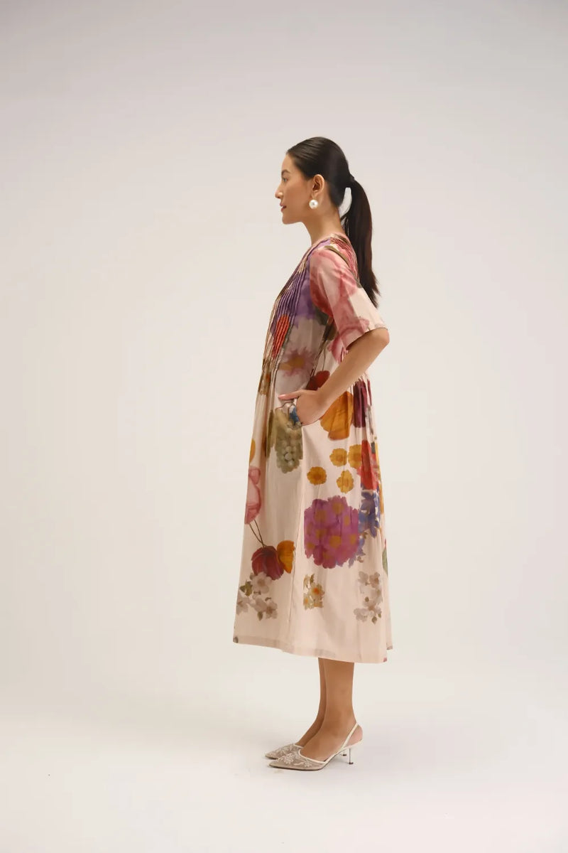 Cherimoya Pinktucks Dress