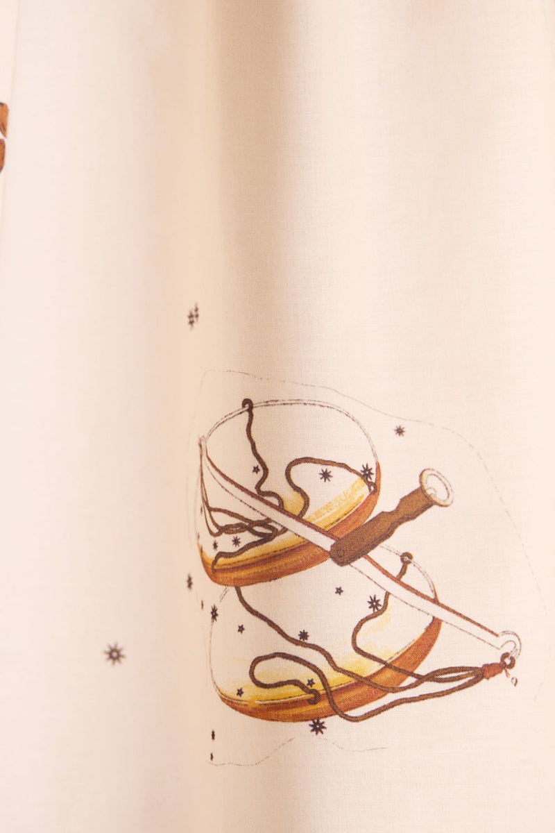 Chica Zodiac Print Cotton Dress cotton by The Summer House for women in Singapore