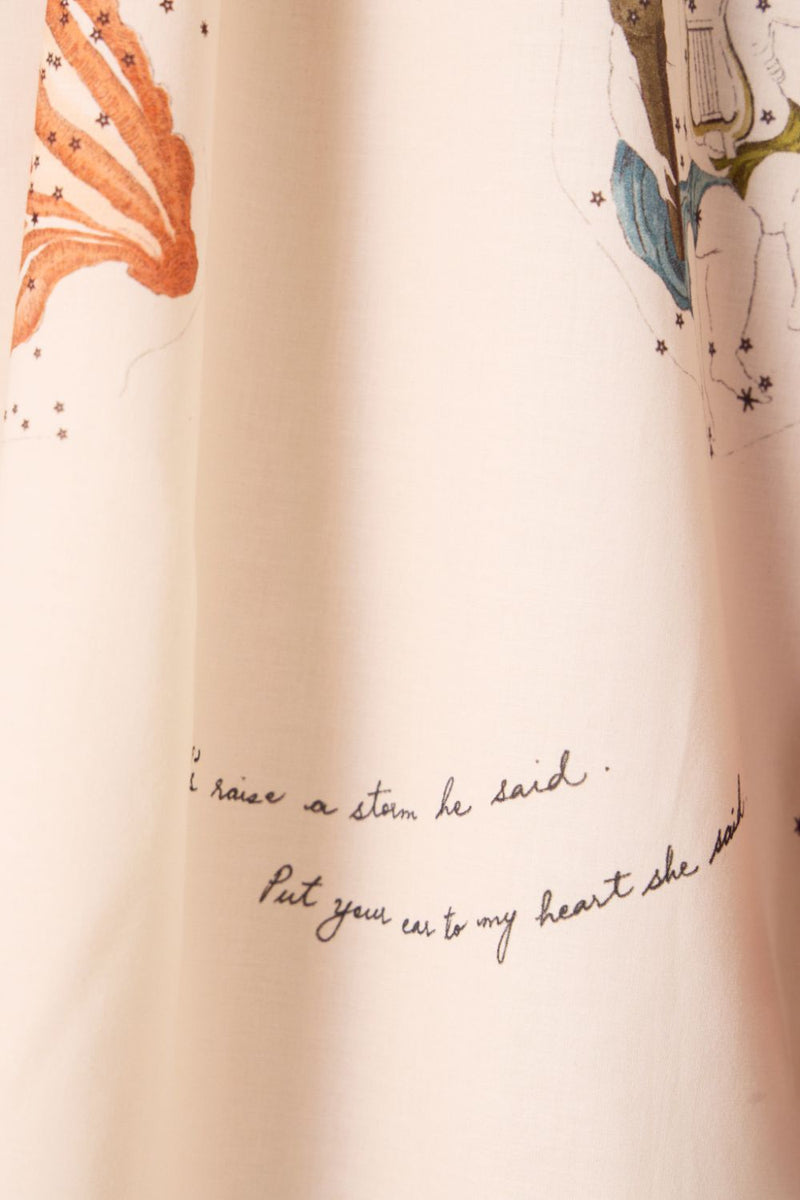 Chica Zodiac Print Cotton Dress cotton by The Summer House for women in Singapore