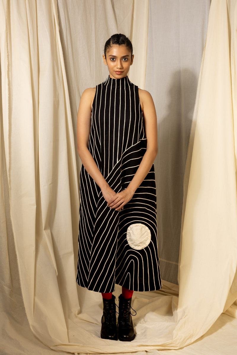 Cola Dress cotton by Ka-Sha in multi color for women in Singapore