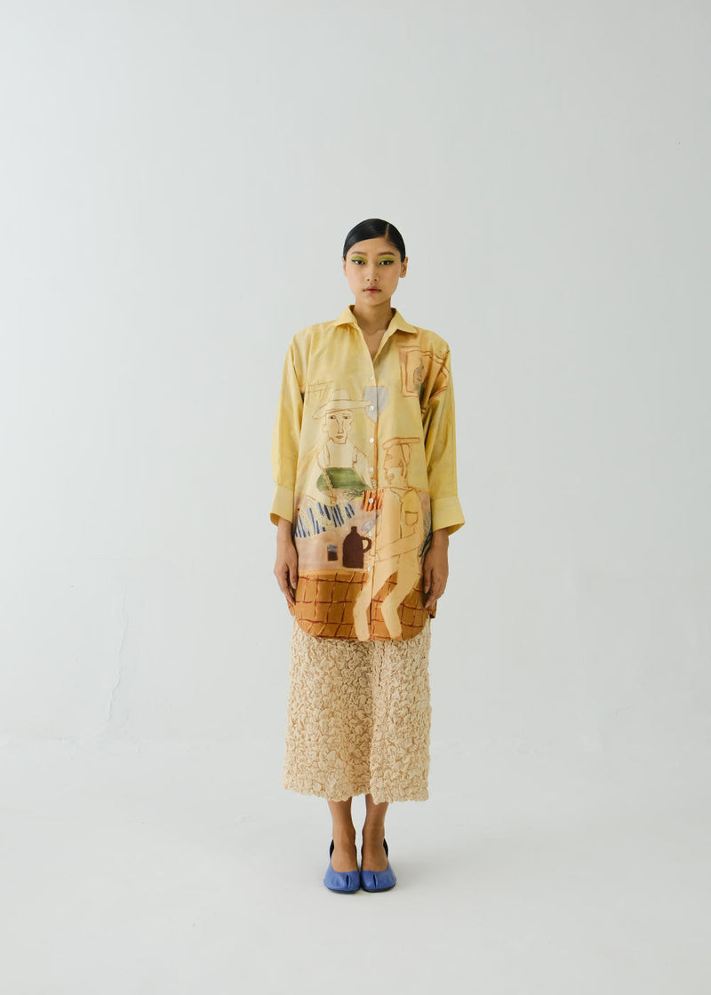 Como Long Shirt-Fisherman poplin by CORD for women in Singapore