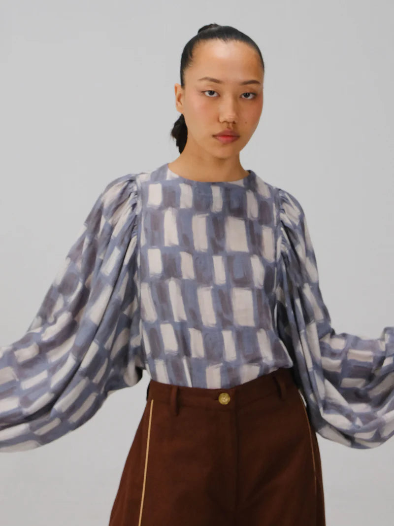 ANA SET-B&W Checks cotton by CORD for women in Singapore