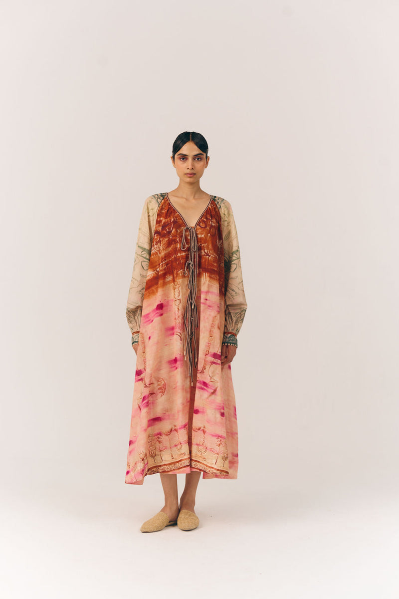 Joana Dress-Sai cotton dress by CORD in multi-color for women in Singapore