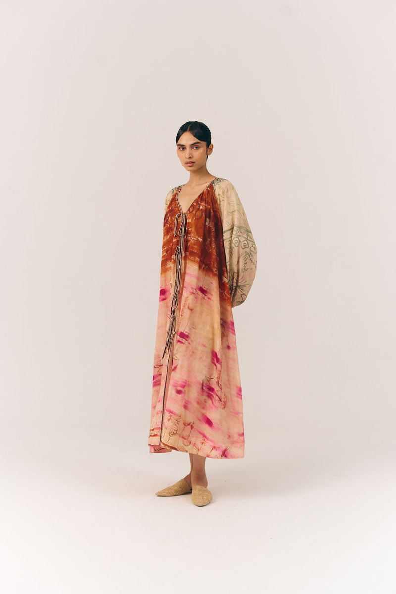 Joana Dress-Sai cotton dress by CORD in multi-color for women in Singapore