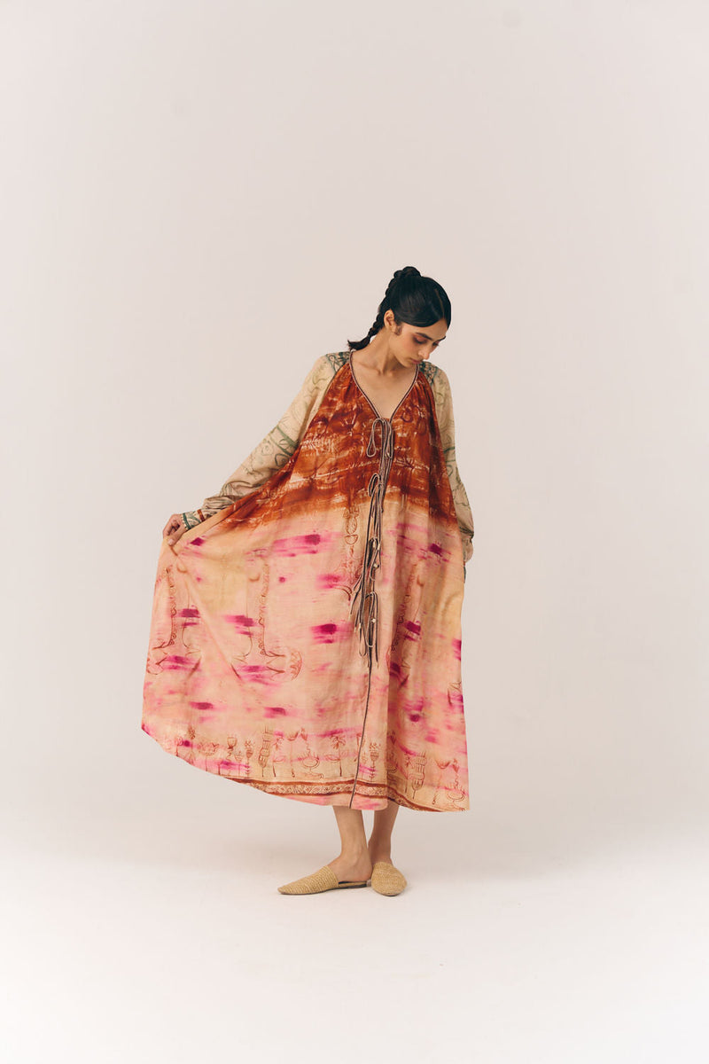 Joana Dress-Sai cotton dress by CORD in multi-color for women in Singapore