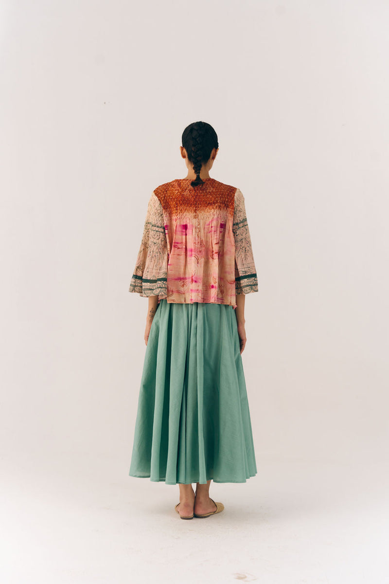 Louie Top-Sai cotton top and shirts by CORD in multi-color for women in Singapore