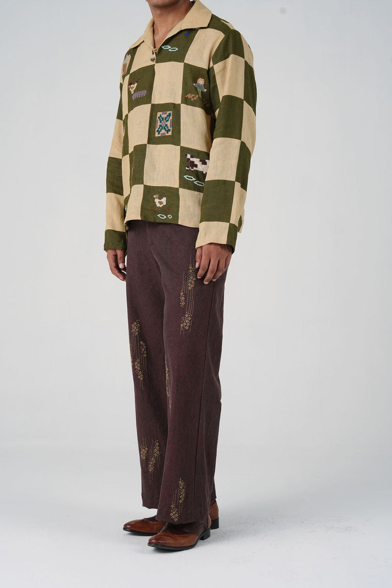 Binge Pants-Cola Denim denim pant/trouser by CORD MEN in multi-color for men in Singapore