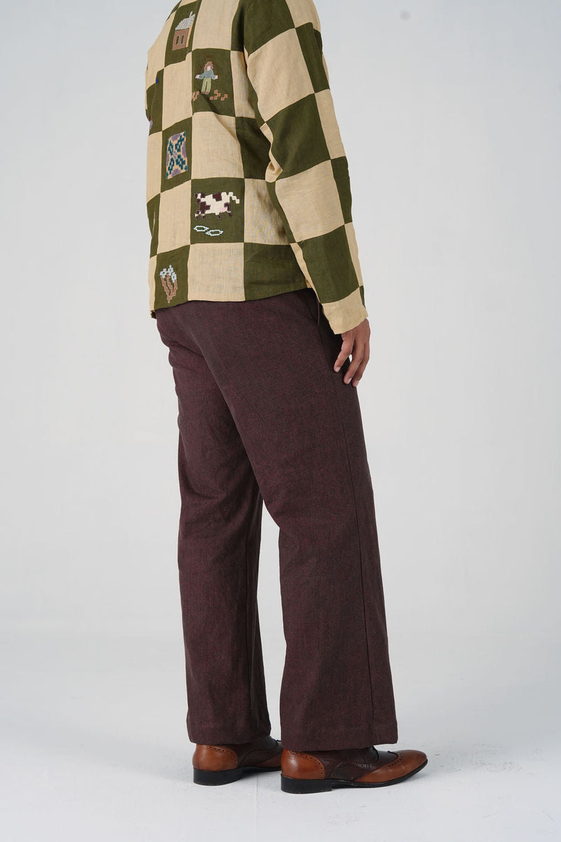 Binge Pants-Cola Denim denim pant/trouser by CORD MEN in multi-color for men in Singapore