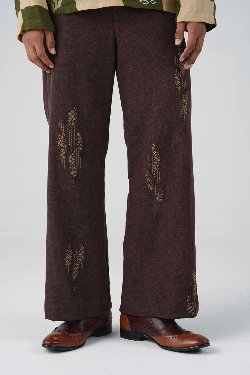Binge Pants-Cola Denim denim pant/trouser by CORD MEN in multi-color for men in Singapore