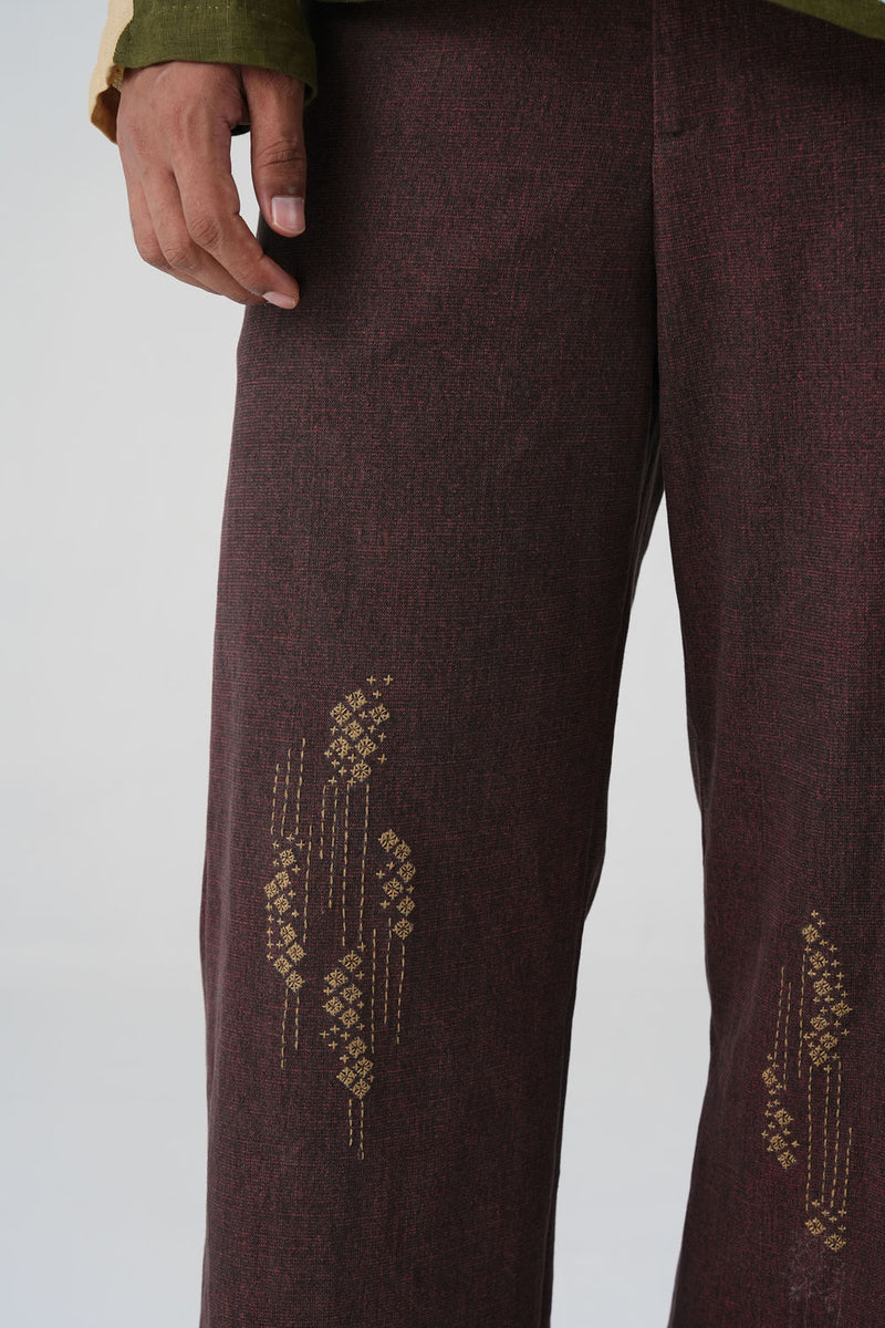 Binge Pants-Cola Denim denim pant/trouser by CORD MEN in multi-color for men in Singapore