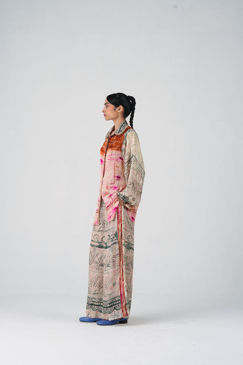 Moira Set-Sai satin co-ord set by CORD in multi-color for women in Singapore