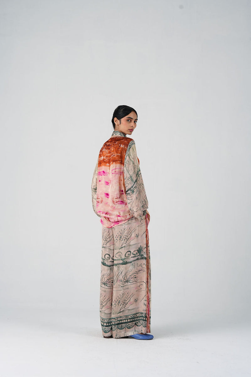 Moira Set-Sai satin co-ord set by CORD in multi-color for women in Singapore