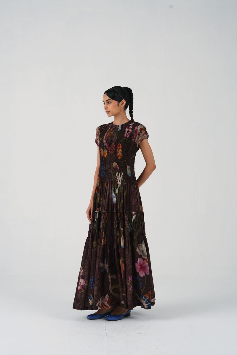 July Dress-Floret cotton dress by CORD in multi-color for women in Singapore