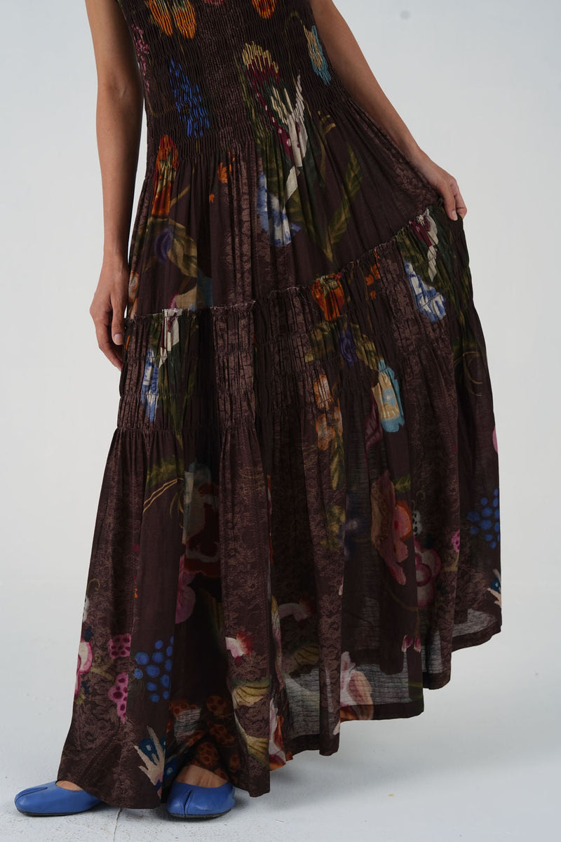 July Dress-Floret cotton dress by CORD in multi-color for women in Singapore