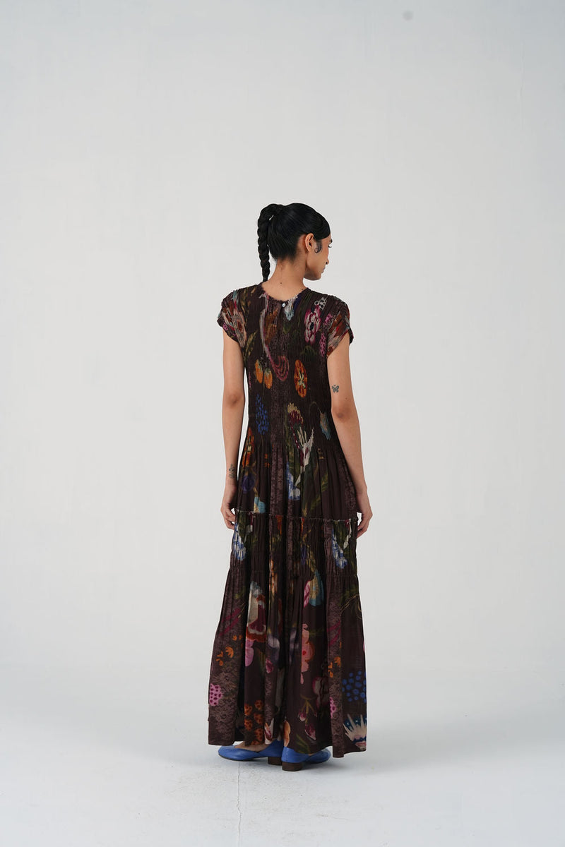 July Dress-Floret cotton dress by CORD in multi-color for women in Singapore