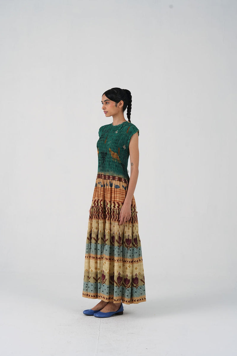 July Dress-Fresco cotton dress by CORD in multi-color for women in Singapore