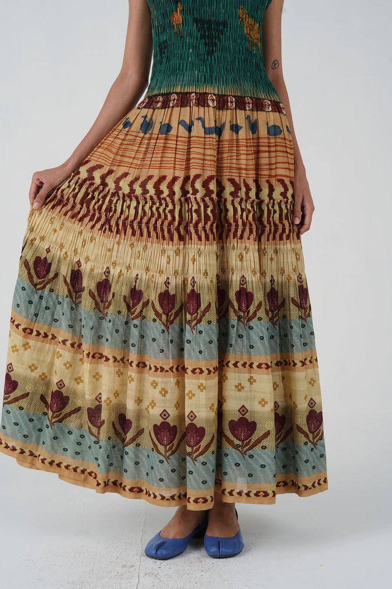 July Dress-Fresco cotton dress by CORD in multi-color for women in Singapore