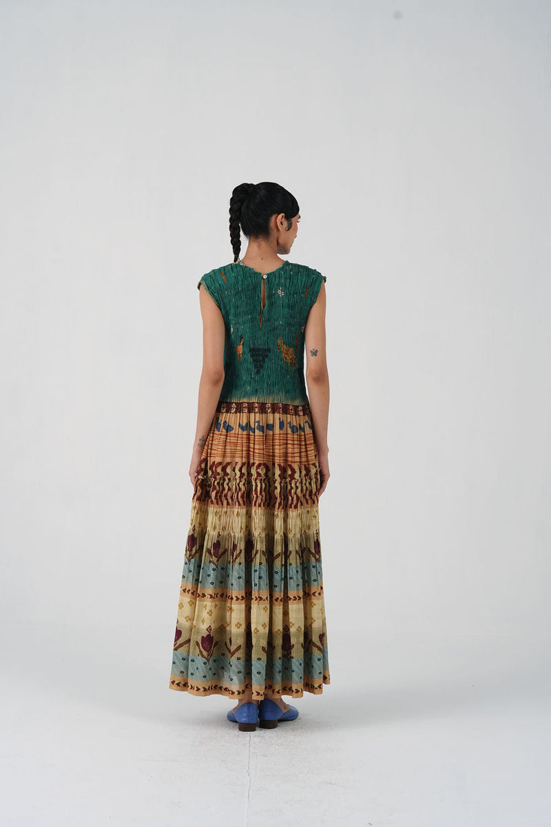 July Dress-Fresco cotton dress by CORD in multi-color for women in Singapore