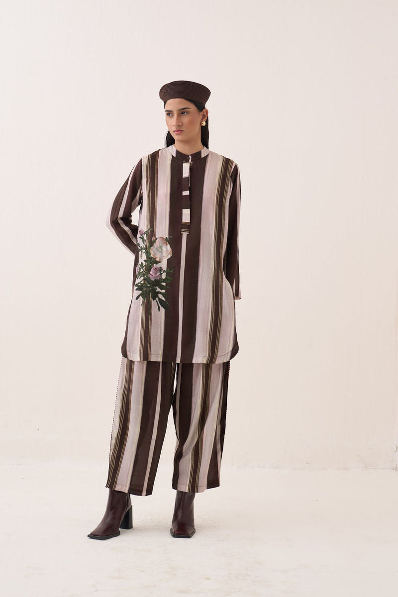Shyam Mantesh KD Kurta Set bemberg muslin co-ord set by O'Frida in multi-color for women in Singapore