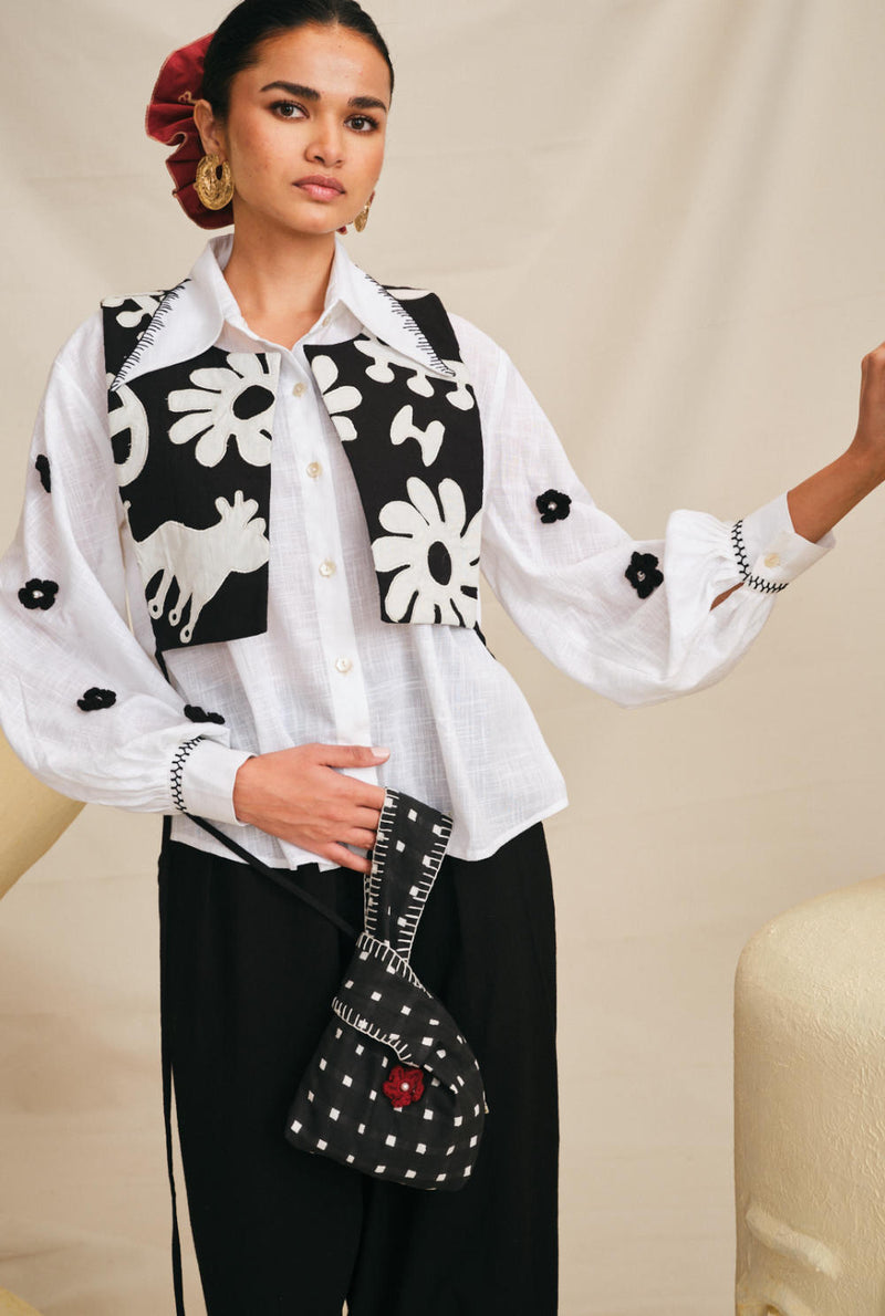 Meso Applique Bib cotton by JodiLife for women in Singapore