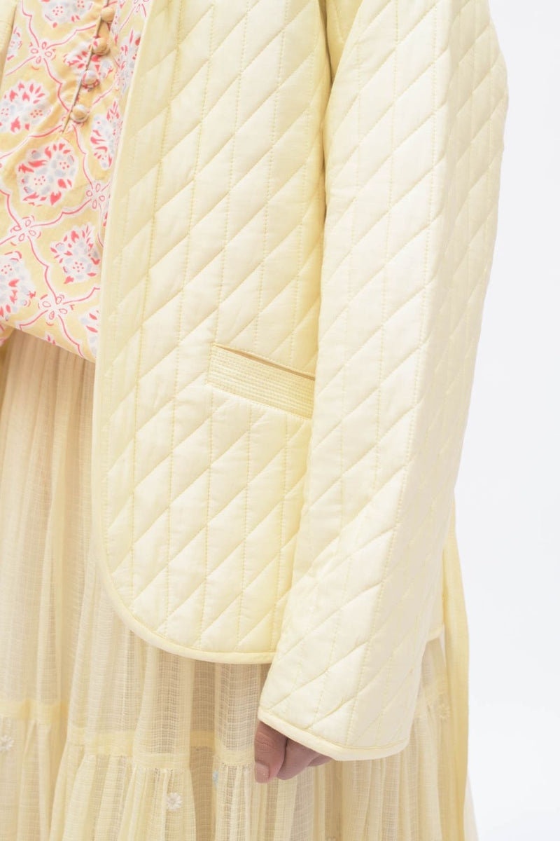 BUTTER JACKET cotton by TOKREE in yellow color for women in Singapore