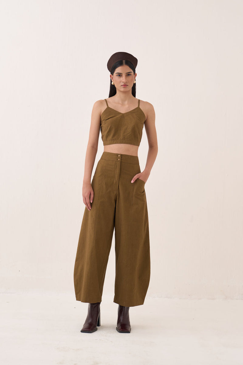 Hari Trench Jacket Set bemberg muslin co-ord set by O'Frida in multi-color for women in Singapore