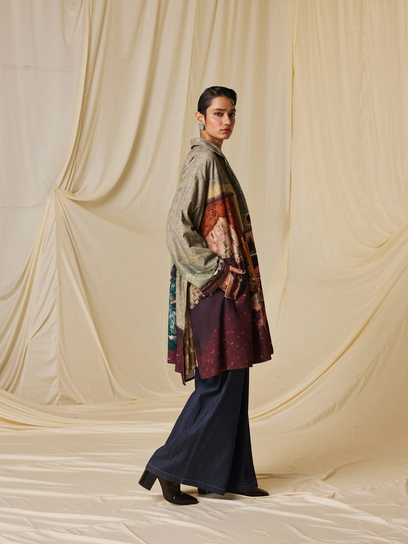 Seoul Overcoat-High Tea cotton by CORD for women in Singapore