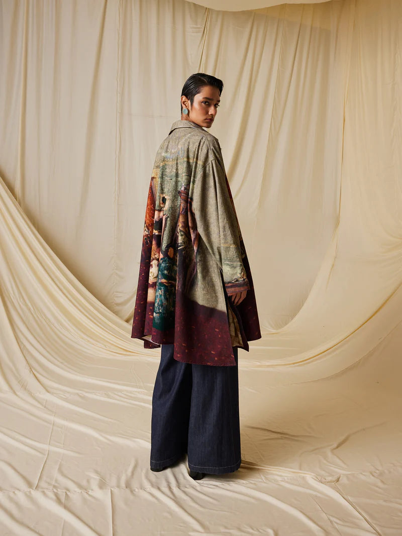 Seoul Overcoat-High Tea cotton by CORD for women in Singapore