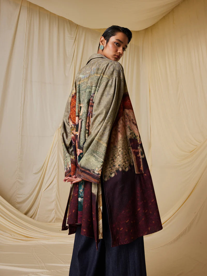 Seoul Overcoat-High Tea cotton by CORD for women in Singapore