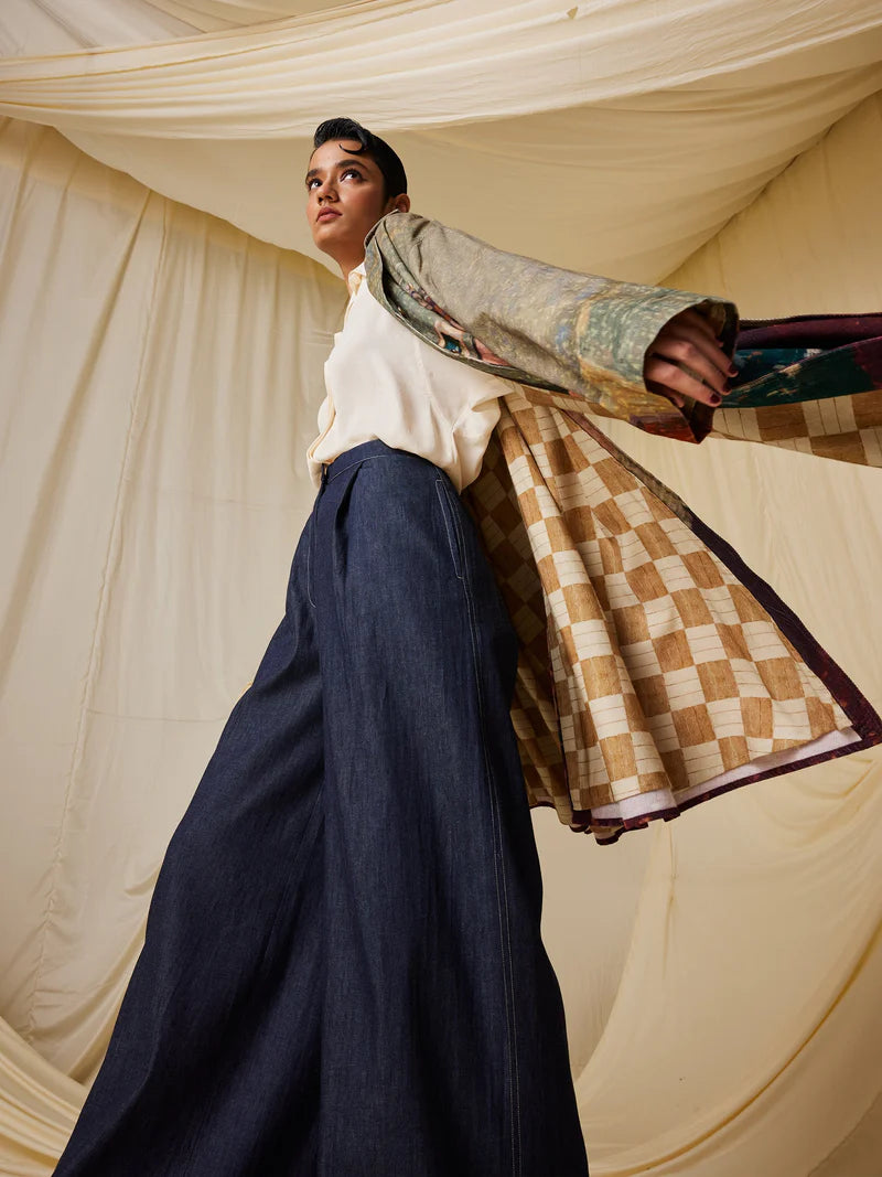 Seoul Overcoat-High Tea cotton by CORD for women in Singapore