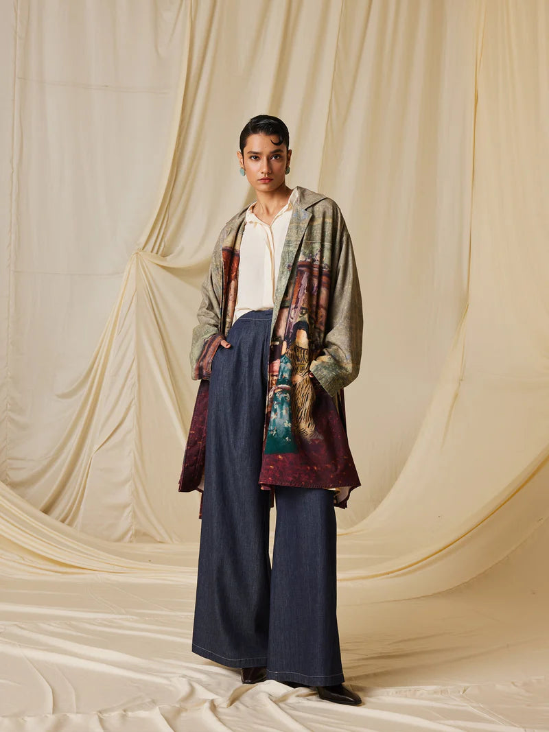 Seoul Overcoat-High Tea cotton by CORD for women in Singapore