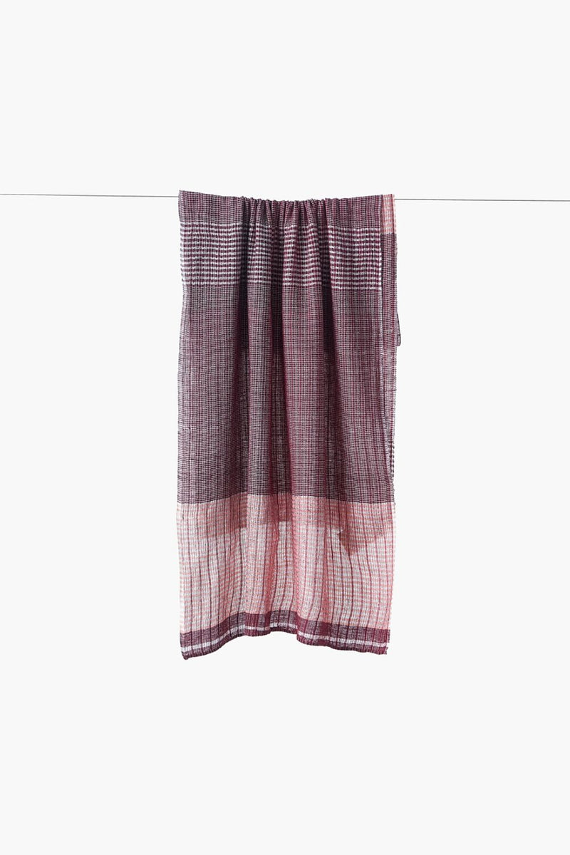 Crimson Whisper Stole cotton by World of Crow in multi color for women in Singapore