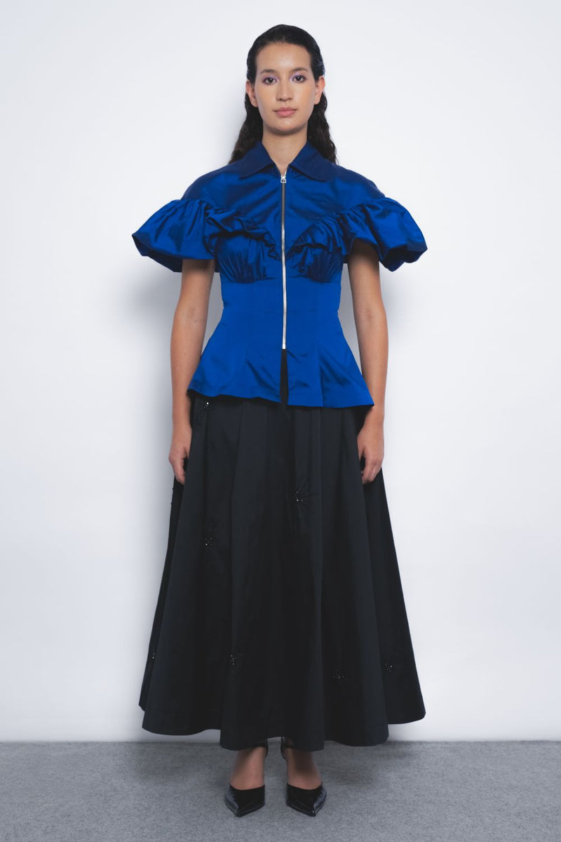 Cumulus Top - Lapis Buy Cumulus Top - Lapis from C&W | Tops And Shirts for Women by Leh Studios for women in Singapore