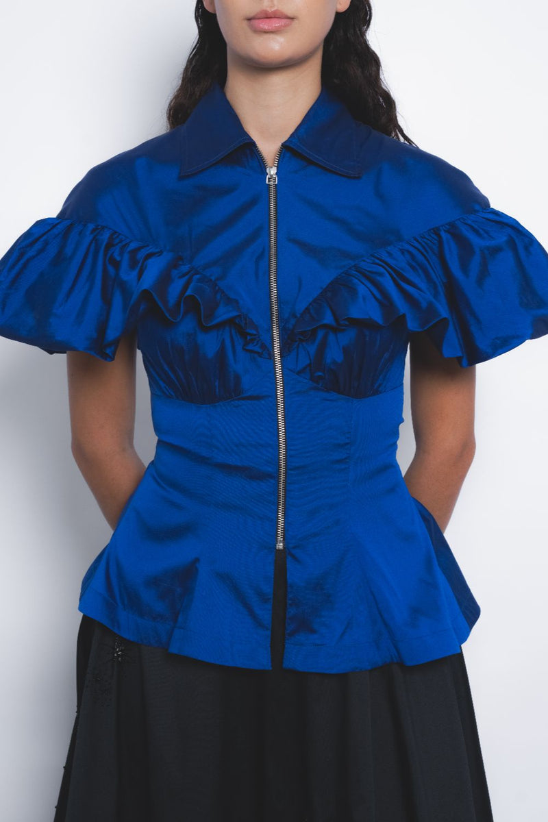 Cumulus Top - Lapis Buy Cumulus Top - Lapis from C&W | Tops And Shirts for Women by Leh Studios for women in Singapore