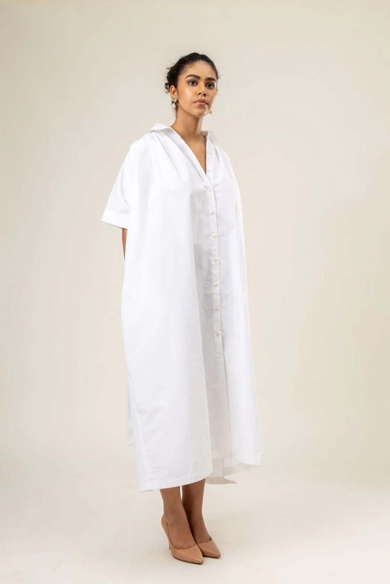 ZORA DRESS by Doodlage in white color for women in Singapore