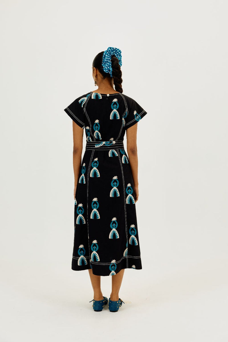 Africana Day Dress poplin by JodiLife for women in Singapore