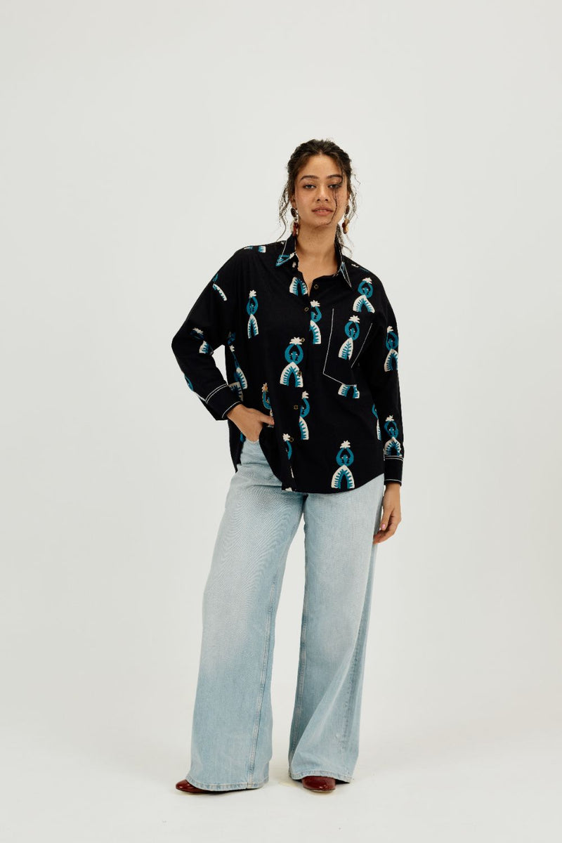 Africana Shirt poplin by JodiLife for women in Singapore